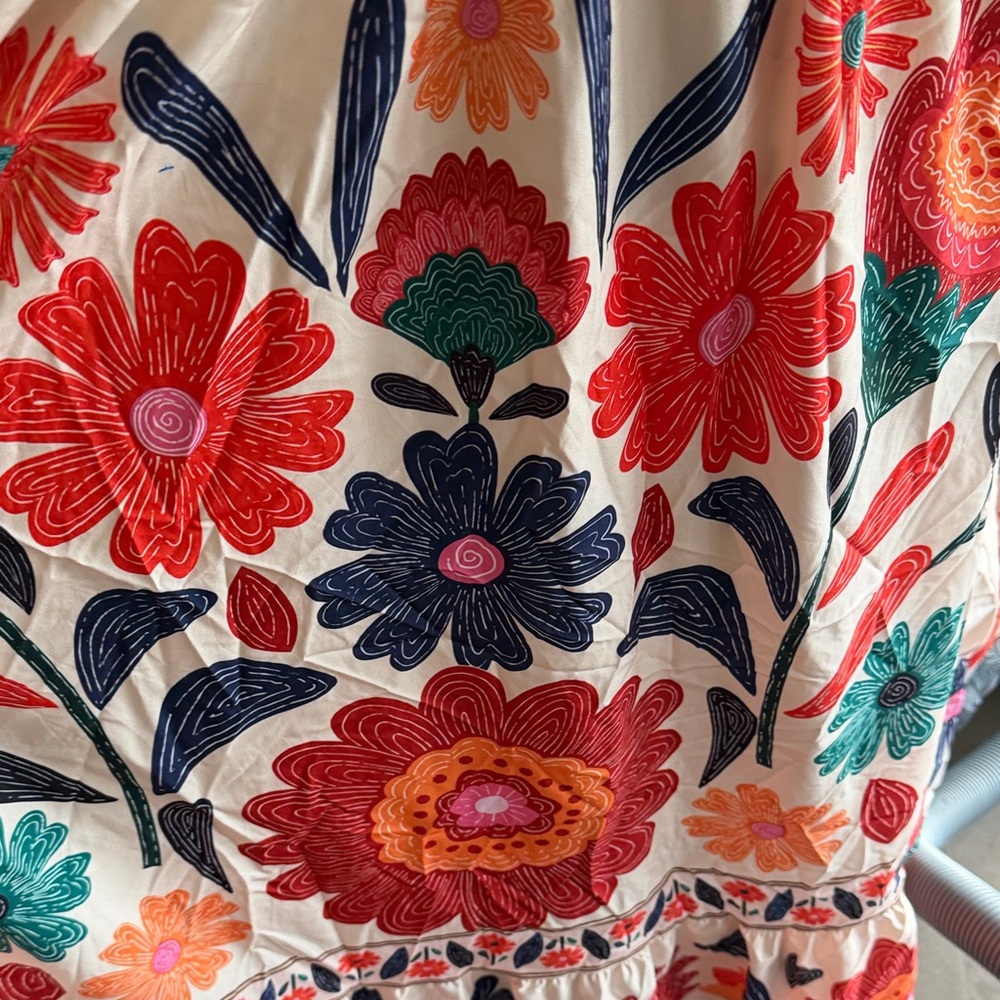 SHEIN Multicolor Floral Long Sleeve Dress - Picture 4 of 5